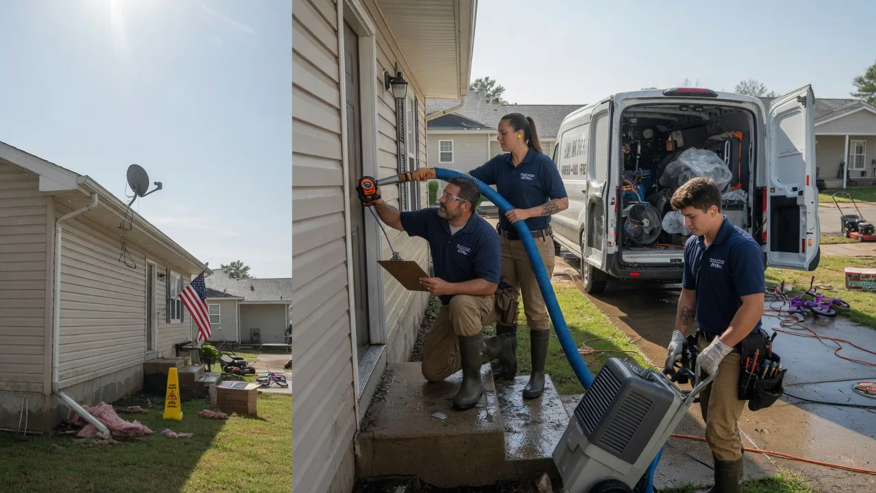 Ceiling Water Damage Restoration in Tokio, ND near me